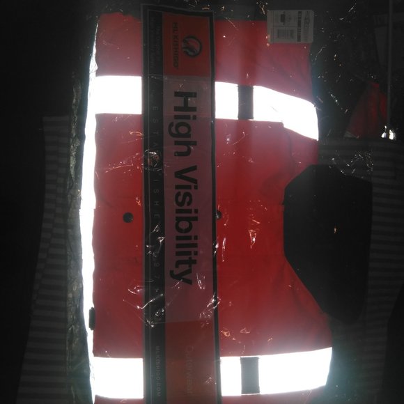 Kishigo JS131 Ripstop Bomber Jacket - Orange - Picture 4 of 5